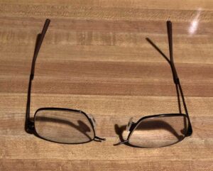 Flexon eyeglass frame broken at bridge