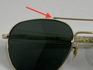 broken American optical glasses
